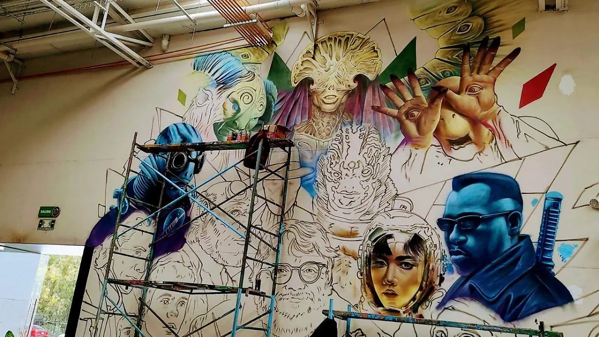 MURAL Guillermo del Toro - Juan Contreras El Sol de León (6)